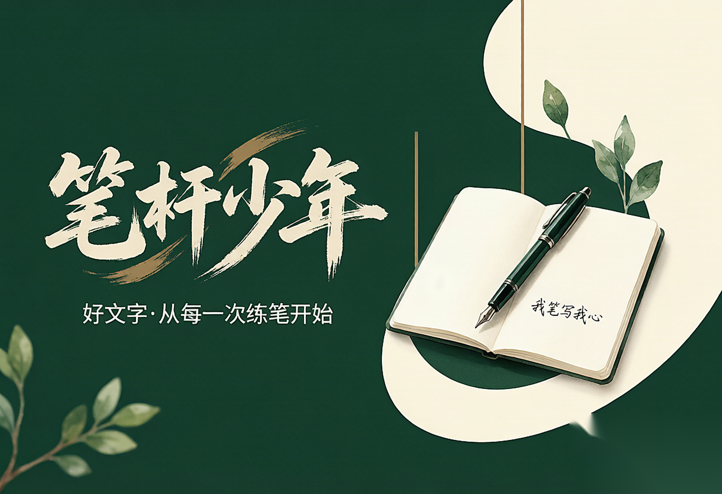 笔杆少年产品主视觉